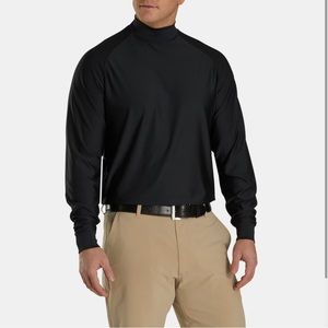 Foot Joy FJ Long Sleeve Golf Mock Shirt